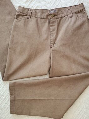 Vintage Brown Houndstooth Riders Casual Cowgirl Pants